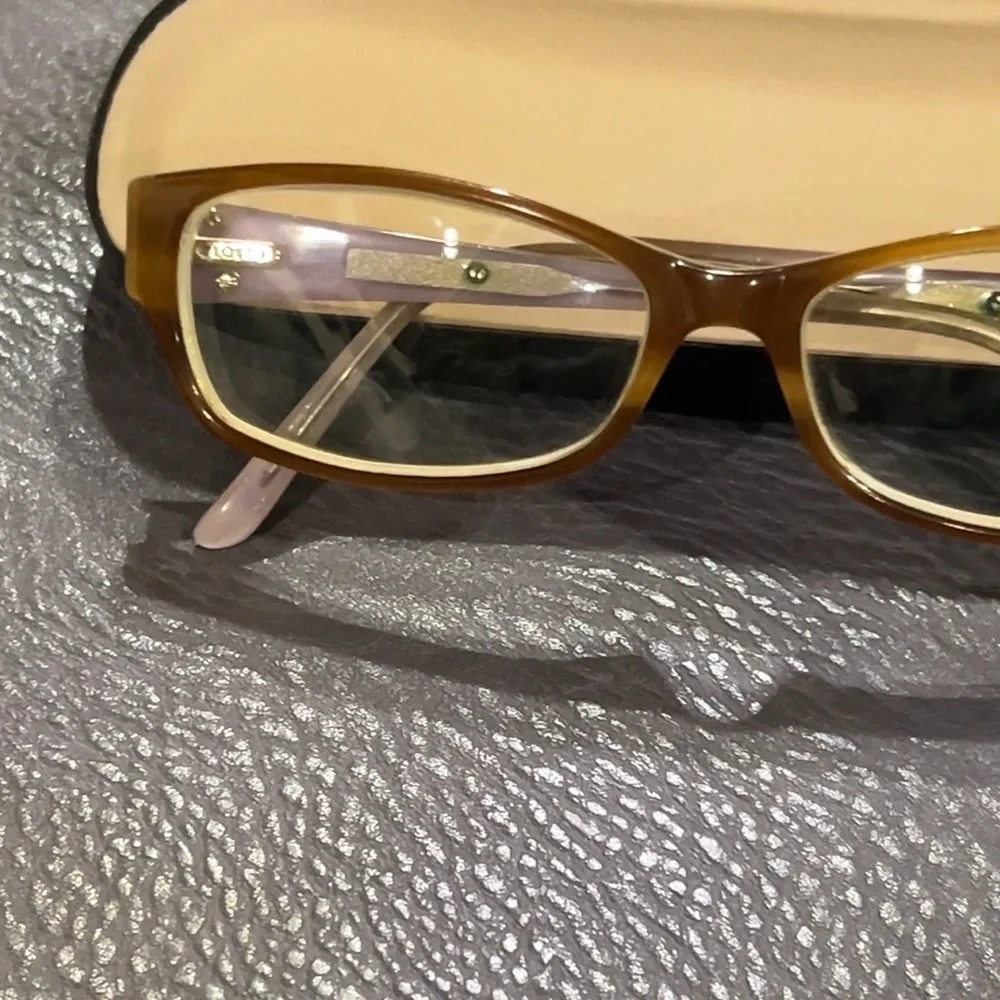 SAFILO ELASTA Vintage Eyeglass Frames Gold With Embossed Embellishment